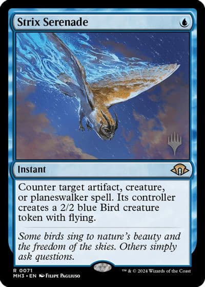 Strix Serenade Promo Pack: Secrets of Strixhaven Magic card