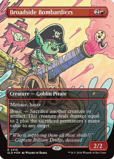 Broadside Bombardiers Secret Lair Drop Series Magic card