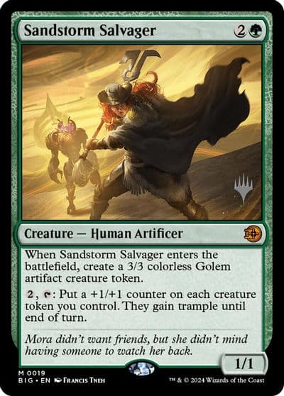 Sandstorm Salvager Promo Pack: Secrets of Strixhaven Magic card