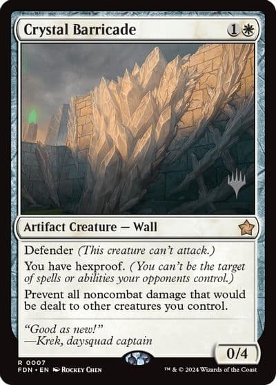 Crystal Barricade Promo Pack: Secrets of Strixhaven Magic card