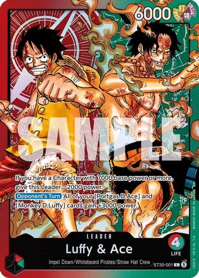 Luffy and Ace Starter Deck EX: Luffy & Ace One Piece card