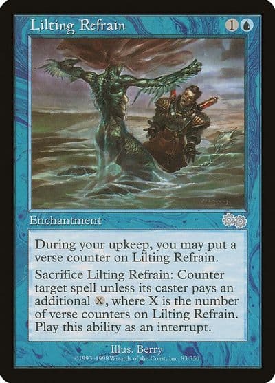 Lilting Refrain Urza's Saga Magic card