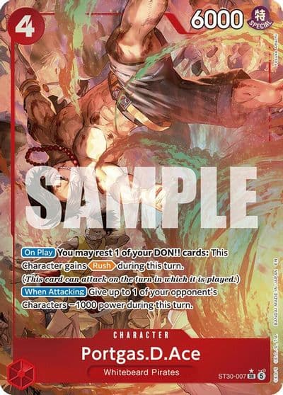 PortgasDAce 007 Parallel Starter Deck EX: Luffy & Ace One Piece card