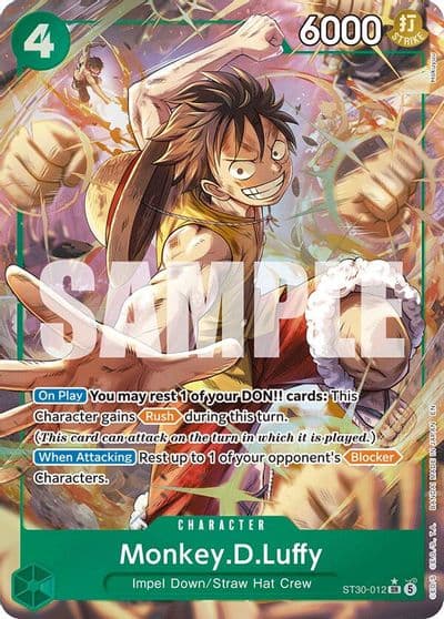 MonkeyDLuffy Parallel Starter Deck EX: Luffy & Ace One Piece card