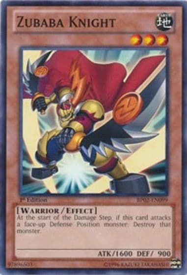 Zubaba Knight Battle Pack 2: War of the Giants Yu-Gi-Oh! card