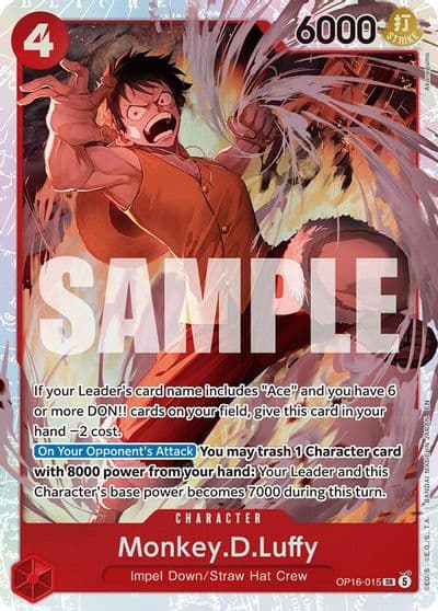 MonkeyDLuffy The Time of Battle One Piece card