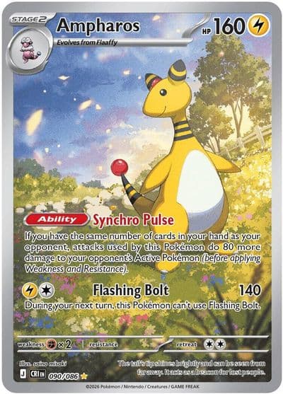 Ampharos ME04: Chaos Rising Pokemon card