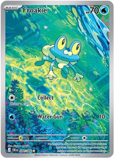 Froakie ME04: Chaos Rising Pokemon card