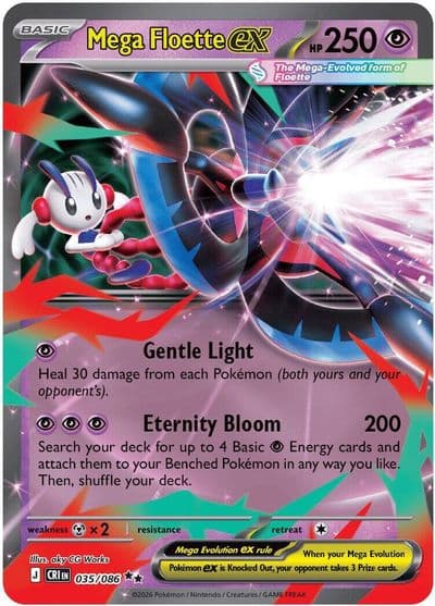 Mega Floette ex ME04: Chaos Rising Pokemon card