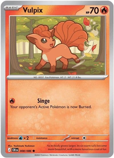 Vulpix ME04: Chaos Rising Pokemon card