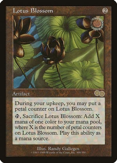 Lotus Blossom Urza's Saga Magic card