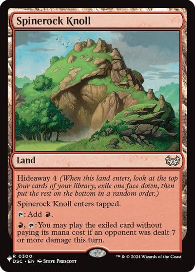 Spinerock Knoll DSC The List Reprints Magic card