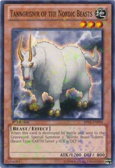 Tanngrisnir of the Nordic Beasts Mosaic Rare Battle Pack 2: War of the Giants Yu-Gi-Oh! card