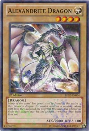 Alexandrite Dragon Mosaic Rare Battle Pack 2: War of the Giants Yu-Gi-Oh! card