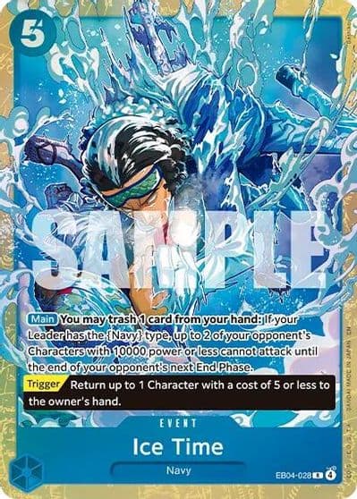 Ice Time Premium Card Collection Best Selection Vol 6 One Piece Promotion Cards One Piece card