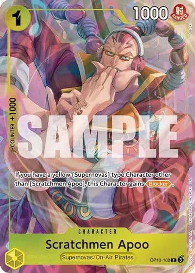 Scratchmen Apoo Premium Card Collection Best Selection Vol 6 One Piece Promotion Cards One Piece card