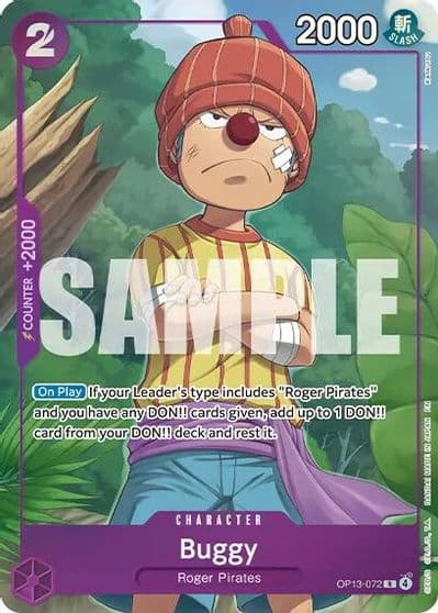 Buggy Premium Card Collection Best Selection Vol 6 One Piece Promotion Cards One Piece card