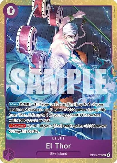 El Thor Premium Card Collection Best Selection Vol 6 One Piece Promotion Cards One Piece card