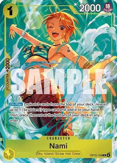 Nami Premium Card Collection Best Selection Vol 6 One Piece Promotion Cards One Piece card