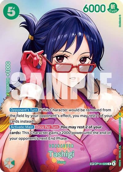 Tashigi SP The Time of Battle One Piece card