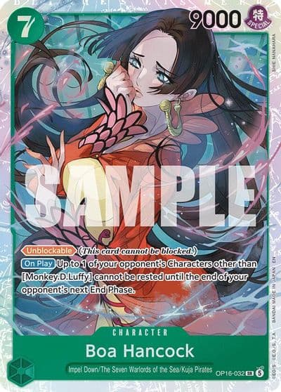Boa Hancock The Time of Battle One Piece card