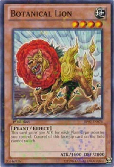 Botanical Lion Mosaic Rare Battle Pack 2: War of the Giants Yu-Gi-Oh! card