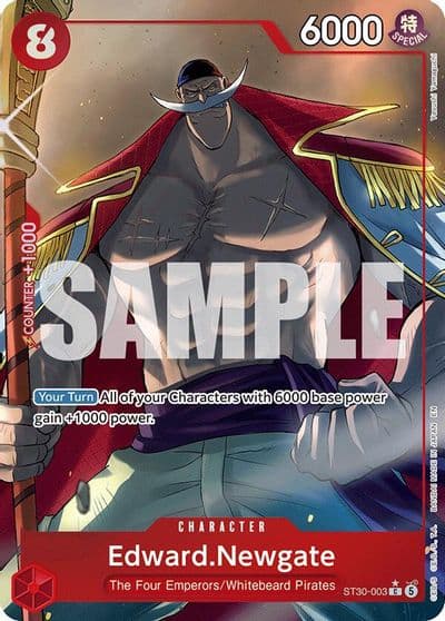 EdwardNewgate Full Art Starter Deck EX: Luffy & Ace One Piece card