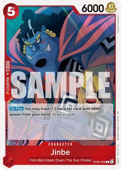 Jinbe Starter Deck EX: Luffy & Ace One Piece card
