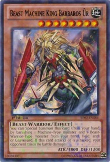 Beast Machine King Barbaros Ur Mosaic Rare Battle Pack 2: War of the Giants Yu-Gi-Oh! card