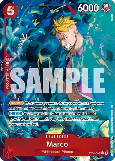 Marco Full Art Starter Deck EX: Luffy & Ace One Piece card