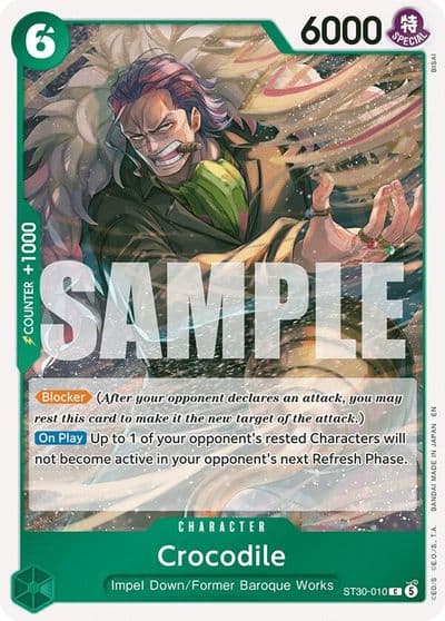 Crocodile Starter Deck EX: Luffy & Ace One Piece card