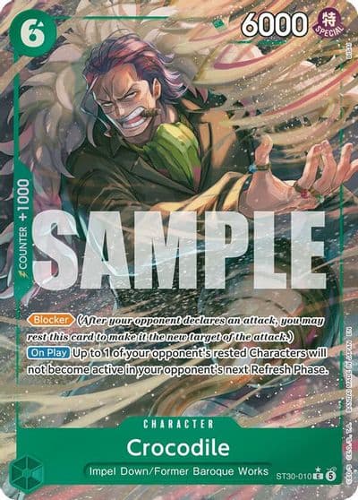 Crocodile Full Art Starter Deck EX: Luffy & Ace One Piece card