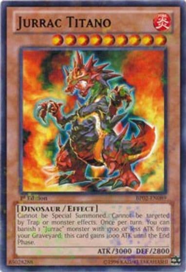 Jurrac Titano Mosaic Rare Battle Pack 2: War of the Giants Yu-Gi-Oh! card