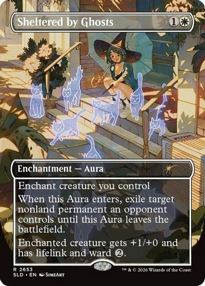 Sheltered by Ghosts Secret Lair Drop Series Magic card