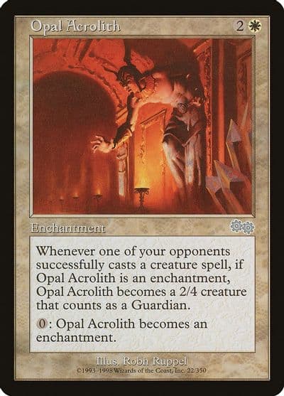 Opal Acrolith Urza's Saga Magic card