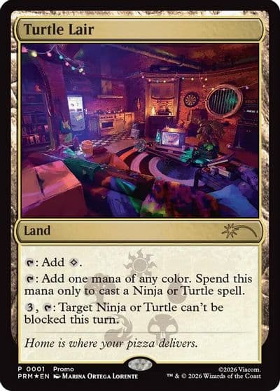 Turtle Lair Costco Bundle Unique and Miscellaneous Promos Magic card