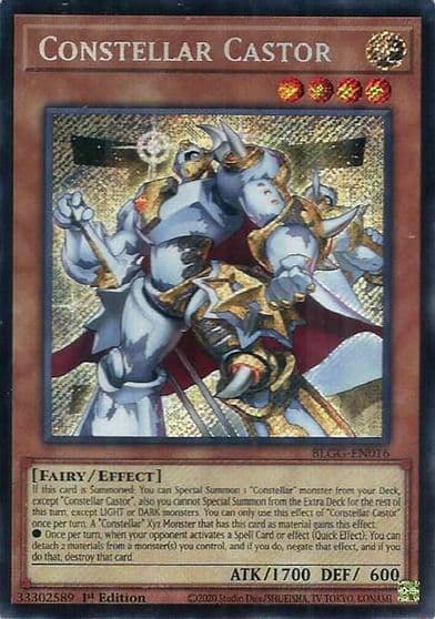 Constellar Castor Battles of Legend: Glorious Gallery Yu-Gi-Oh! card