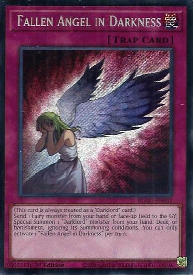 Fallen Angel in Darkness Battles of Legend: Glorious Gallery Yu-Gi-Oh! card