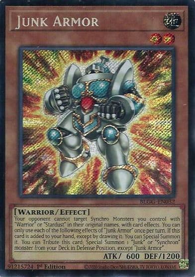 Junk Armor Battles of Legend: Glorious Gallery Yu-Gi-Oh! card