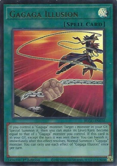 Gagaga Illusion Battles of Legend: Glorious Gallery Yu-Gi-Oh! card