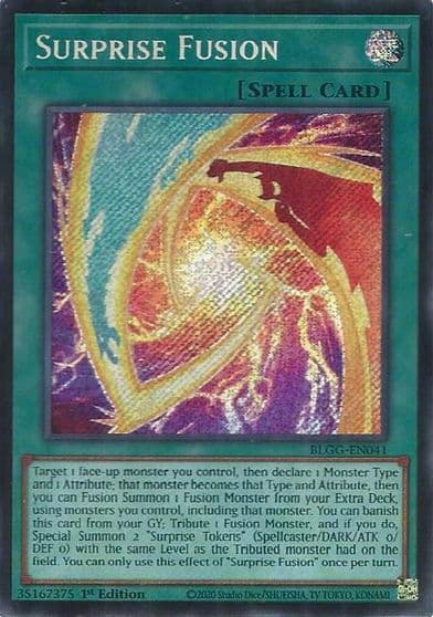 Surprise Fusion Battles of Legend: Glorious Gallery Yu-Gi-Oh! card