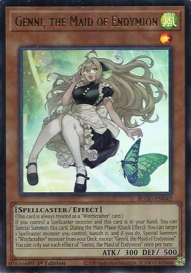 Genni the Maid of Endymion Battles of Legend: Glorious Gallery Yu-Gi-Oh! card