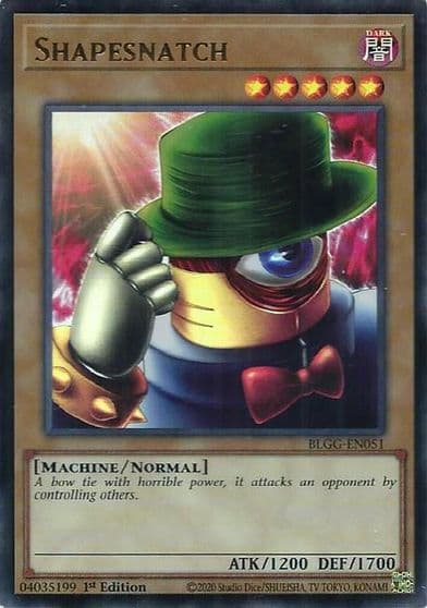 Shapesnatch Battles of Legend: Glorious Gallery Yu-Gi-Oh! card