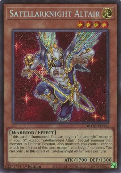 Satellarknight Altair Battles of Legend: Glorious Gallery Yu-Gi-Oh! card