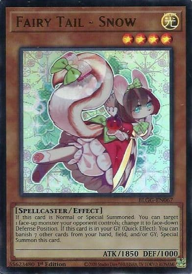 Fairy Tail Snow Battles of Legend: Glorious Gallery Yu-Gi-Oh! card