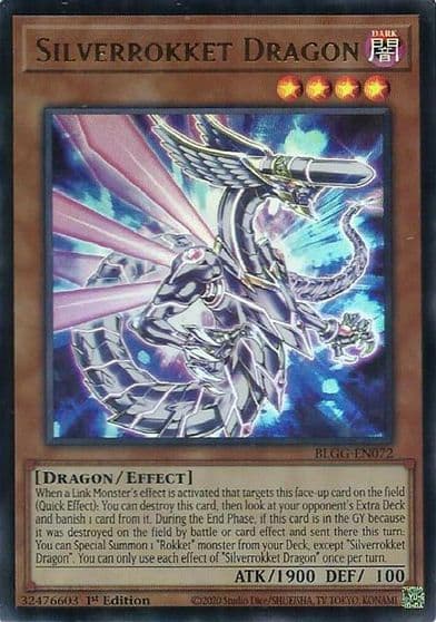 Silverrokket Dragon Battles of Legend: Glorious Gallery Yu-Gi-Oh! card