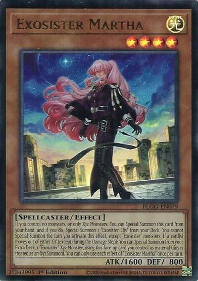 Exosister Martha Battles of Legend: Glorious Gallery Yu-Gi-Oh! card