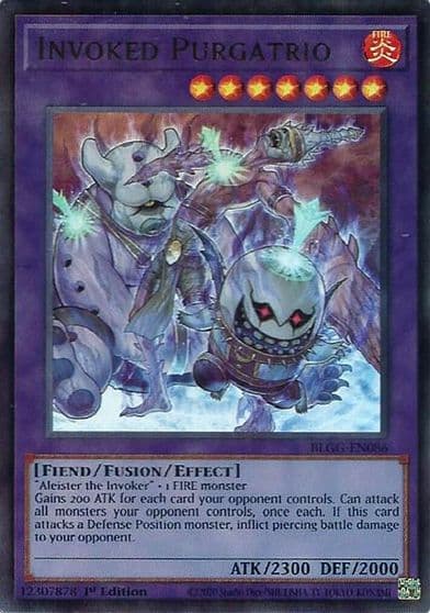 Invoked Purgatrio Battles of Legend: Glorious Gallery Yu-Gi-Oh! card