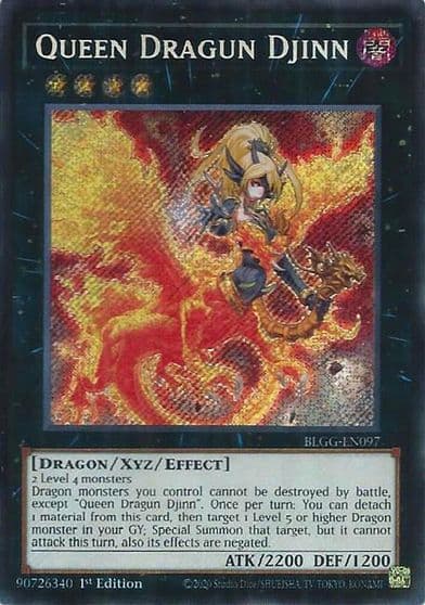 Queen Dragun Djinn Battles of Legend: Glorious Gallery Yu-Gi-Oh! card