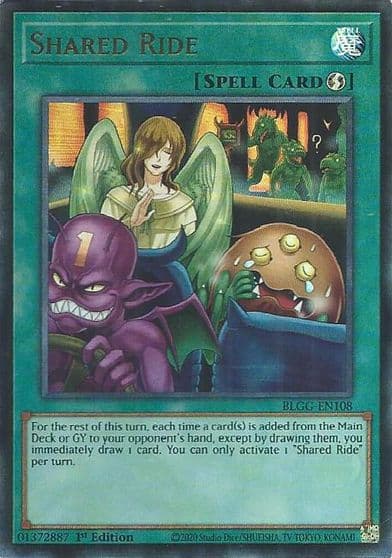 Shared Ride Battles of Legend: Glorious Gallery Yu-Gi-Oh! card